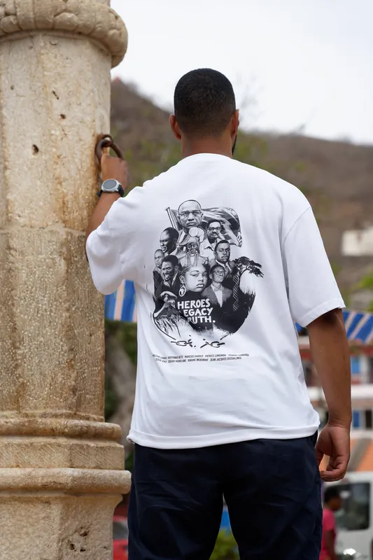 The shirt worn by the stone pillory column, Cabo Verde.